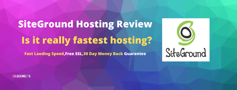 Siteground hosting review is it really fast hosting