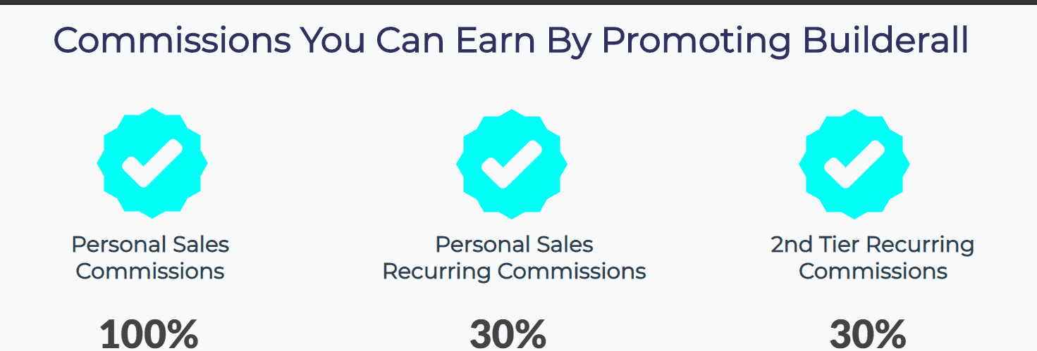 Builderall affiliate marketing comission