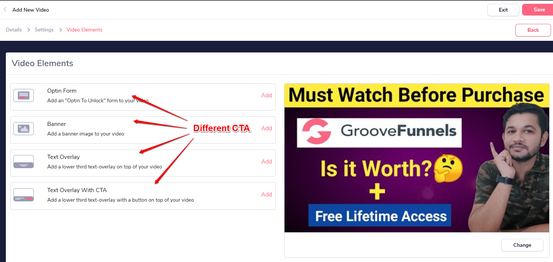 What is GrooveVideo in grrove funnel