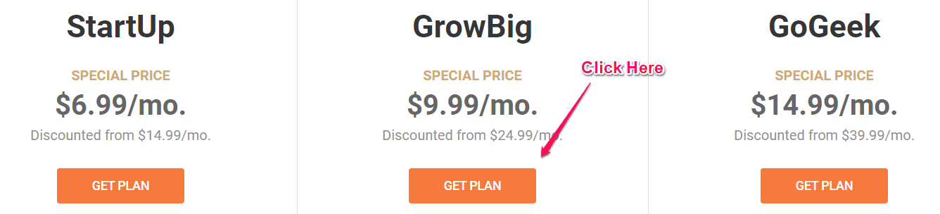 How to buy SiteGround GrowBig Hosting plan