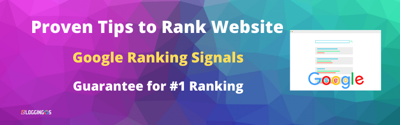 How to rank website on Google