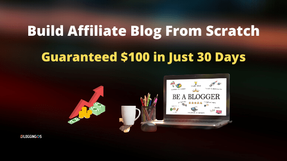 How to build or create affiliate blog from scratch and make guaranteed income