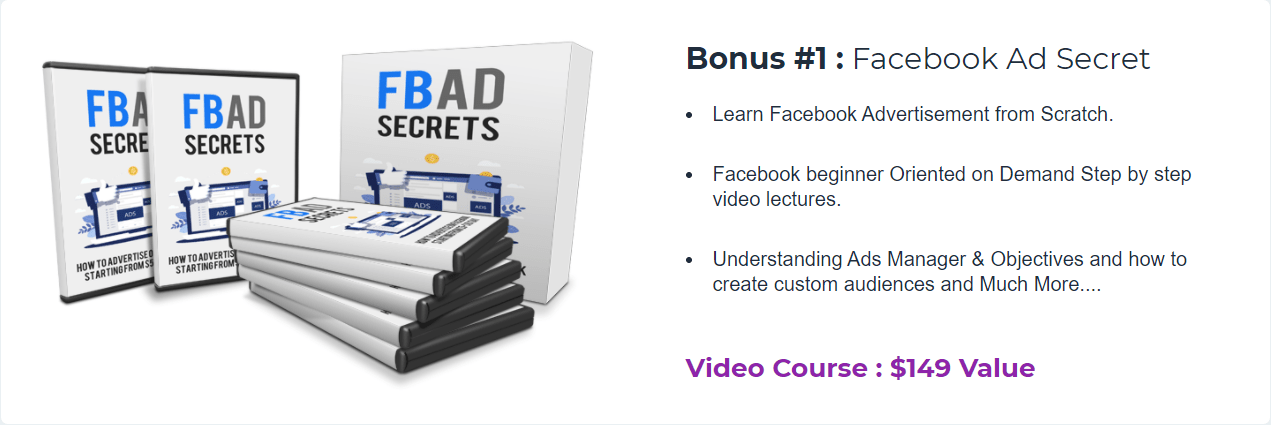 Facebook ad secret course