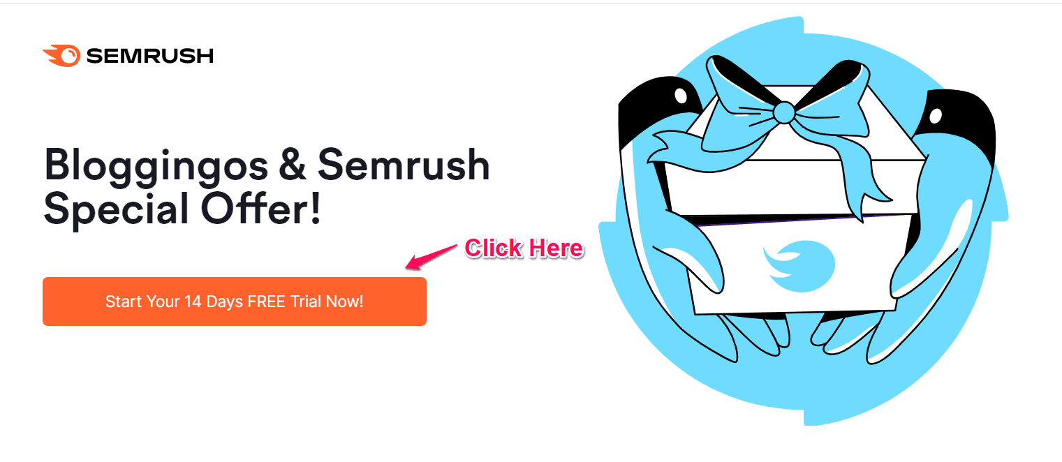 Semrush 14 days free trial by bloggingos or mr vyas or kirtish vyas