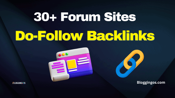 list of forum website to get do follow backlinks